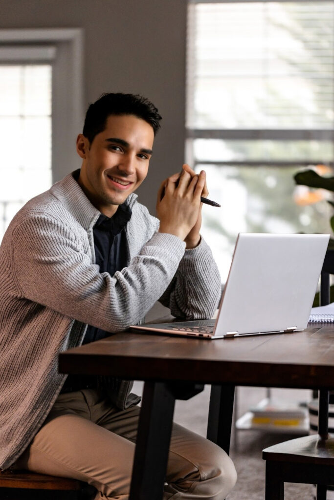 Jack Shaw, sat at his computer preparing to write