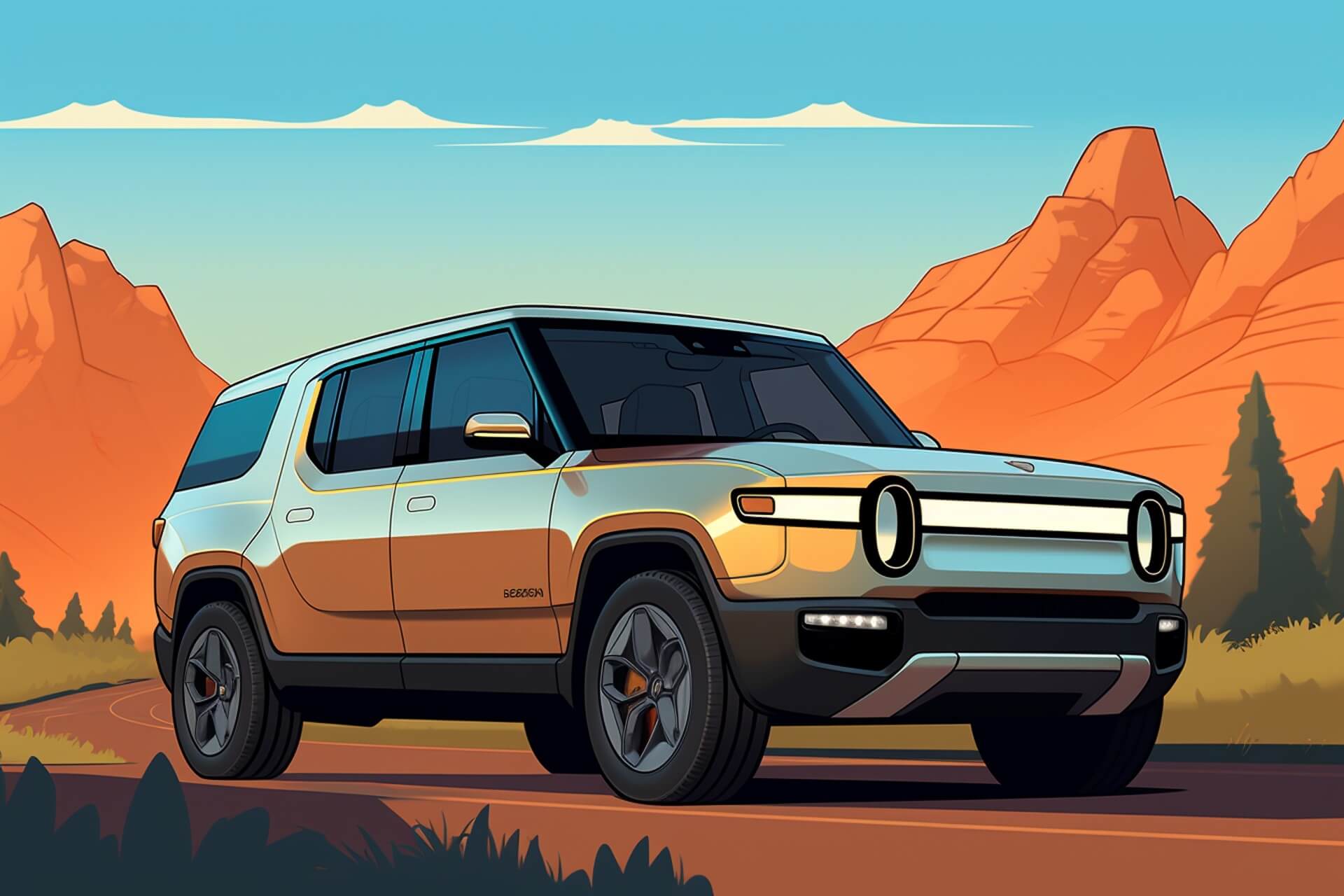 Rivian car