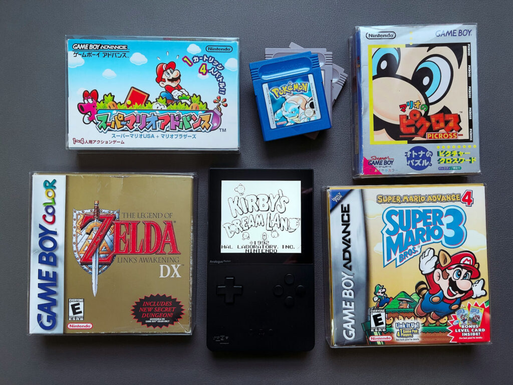 classic video games the legend of zelda pokemon super mario bros kirby