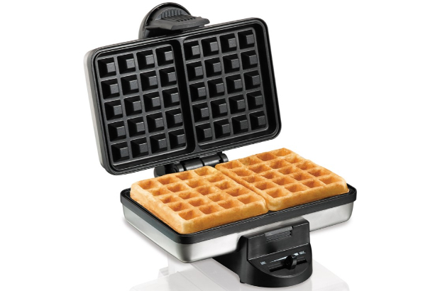 2. Hamilton Beach Belgian-Style Waffle Maker