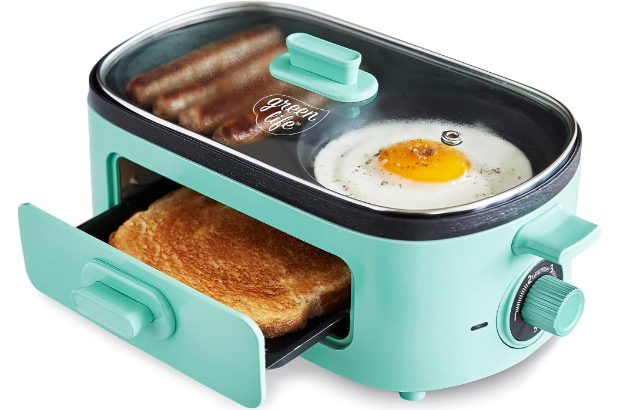 4. GreenLife 3-in-1 Breakfast Maker Station