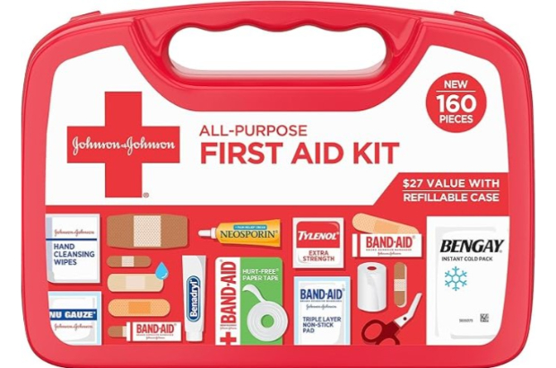 11. Johnson & Johnson All-Purpose First-Aid Kit