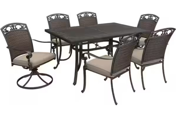 Wilshire Heights 7-Piece Outdoor Dining Set