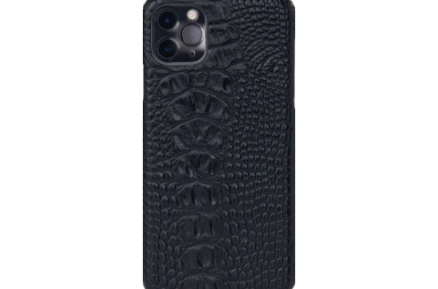 12. Chic Geeks Black Faux Crocodile iPhone Case