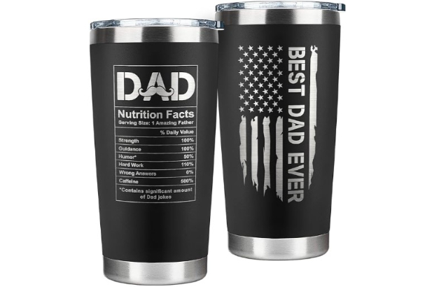 11. KATLADIZ 20-Ounce Tumbler for Dads