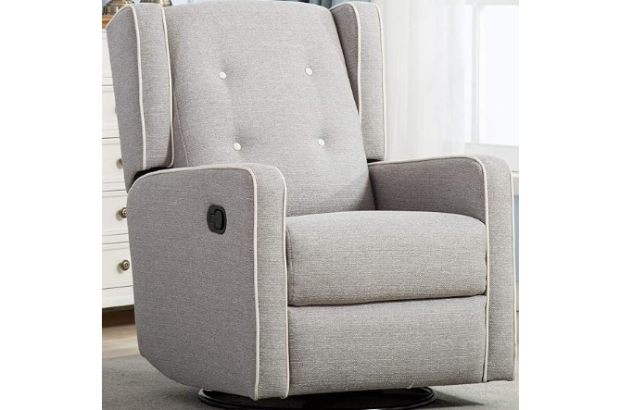 7. CANMOV Swivel Rocker Recliner Chair