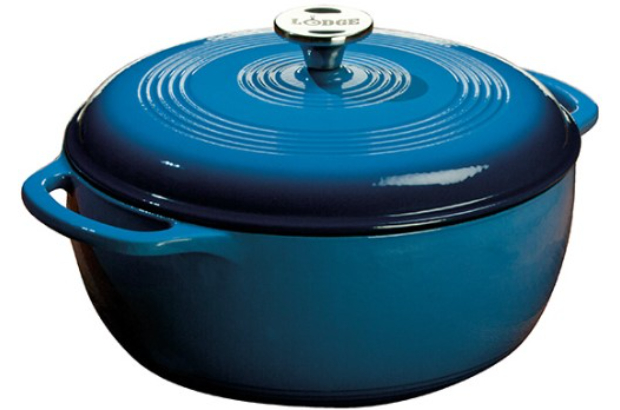 Lodge 6 Quart Enameled Cast Iron Dutch Oven