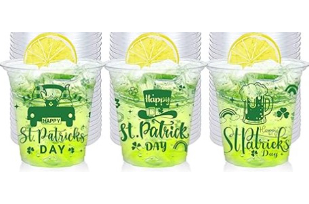 Meanplan St. Patrick's Day Shamrock Cups