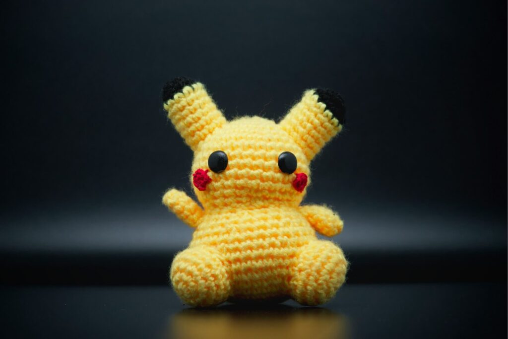 Crochet Pikachu doll