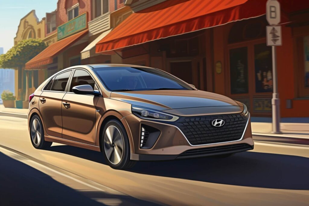 Hyundai IONIQ with facelift