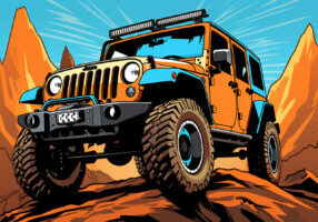 a Jeep Wrangler 4x4