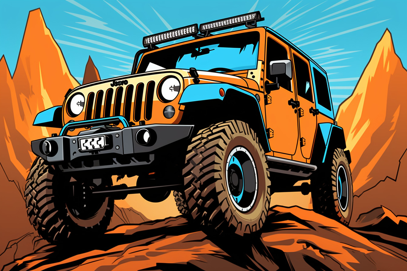 a Jeep Wrangler 4x4