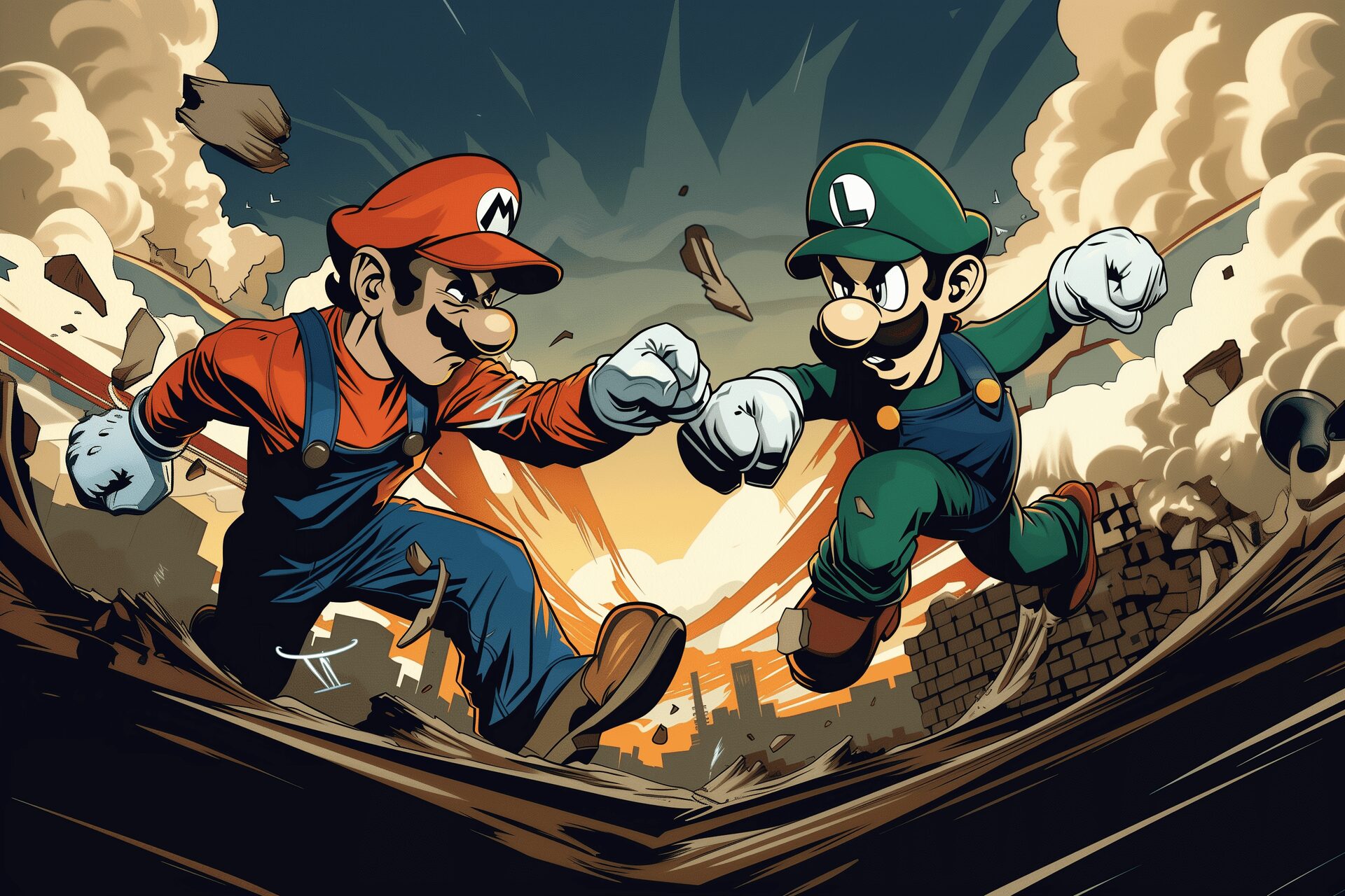 Fanart of Super Smash Bros.