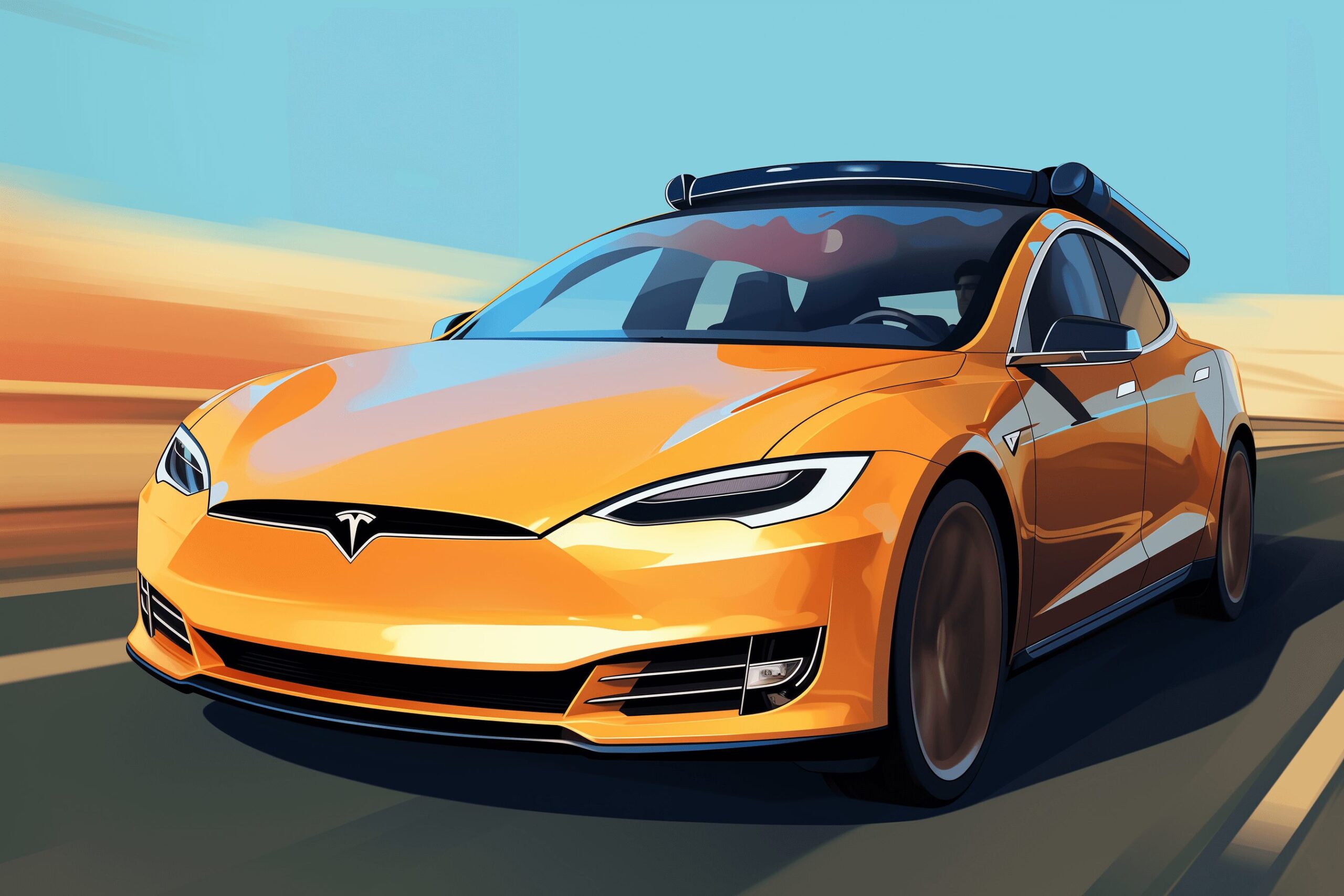 a concept for a Tesla Robotaxi