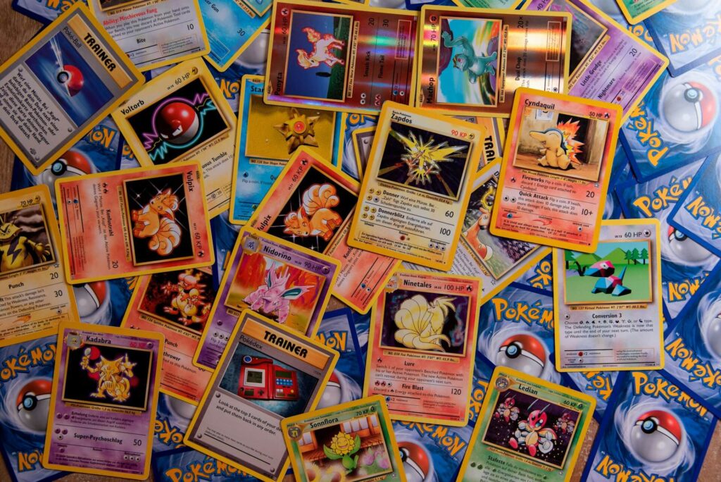 Collection of old Pokemon cards